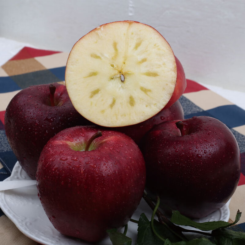 大富豪甘肃蛇果苹果新鲜当季粉面水果蛇果刮泥孕妇宝宝精美礼盒装