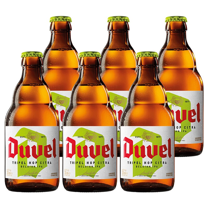 Duvel/督威 比利时进口精酿啤酒 督威三花 330ml*6瓶
