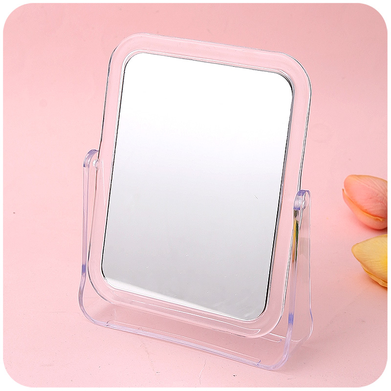 亚克力镜子 纸镜子 风小镜子家用小型可爱面可立亚克力双面网红宿舍