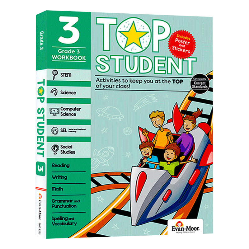 【中图原版】  Top Student Grade 3 进口图书书籍