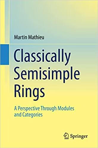 预订 classically semisimple rings