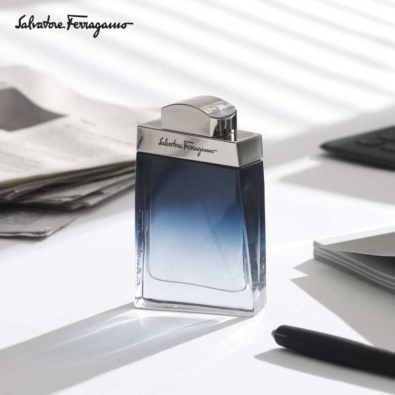 菲拉格慕（Ferragamo）蓝色经典淡香水100ml 男士香水生日节日礼物送男友淡香持久
