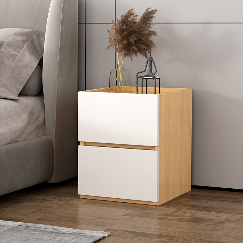 墨绩 床头柜极简意式免安装极窄30cm宽设计感小型超窄白色小窄简约现