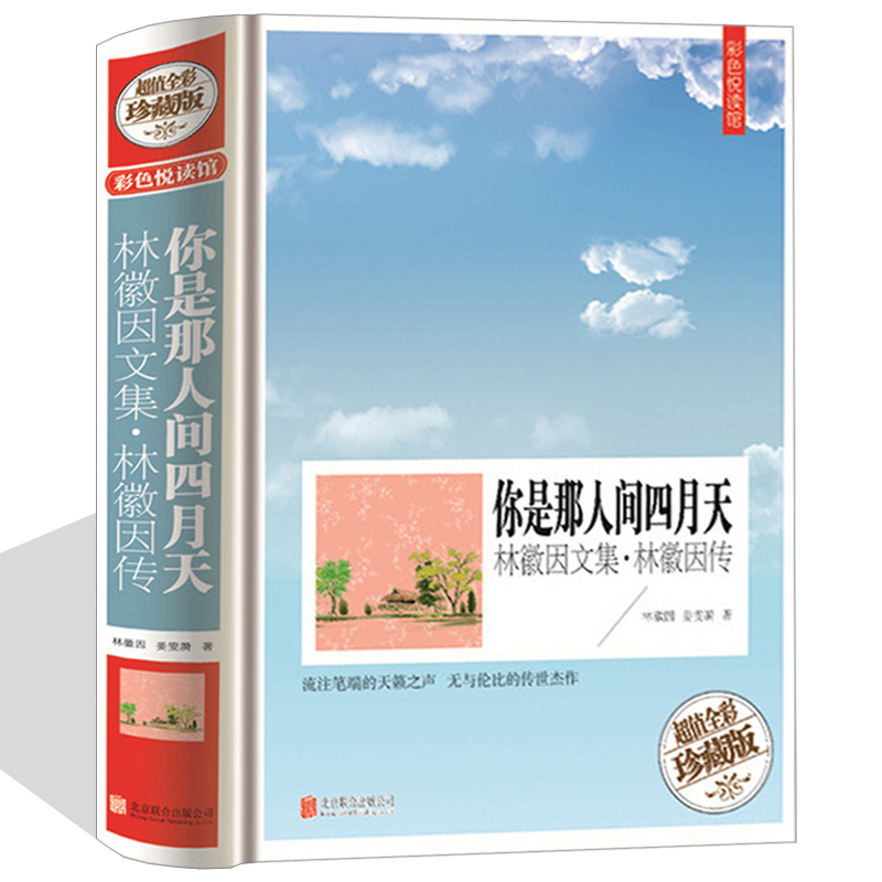 人间四月天--林徽因文集·林徽因传现代当代文学唯美文字暖到落泪经典