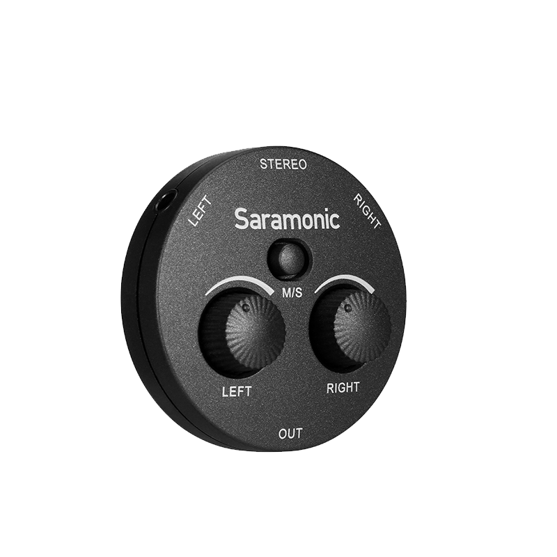 楓笛混音器AX1雙通道無源迷你混音器 左右聲道單獨控制立體聲調(diào)音臺手機相機連接多麥克風