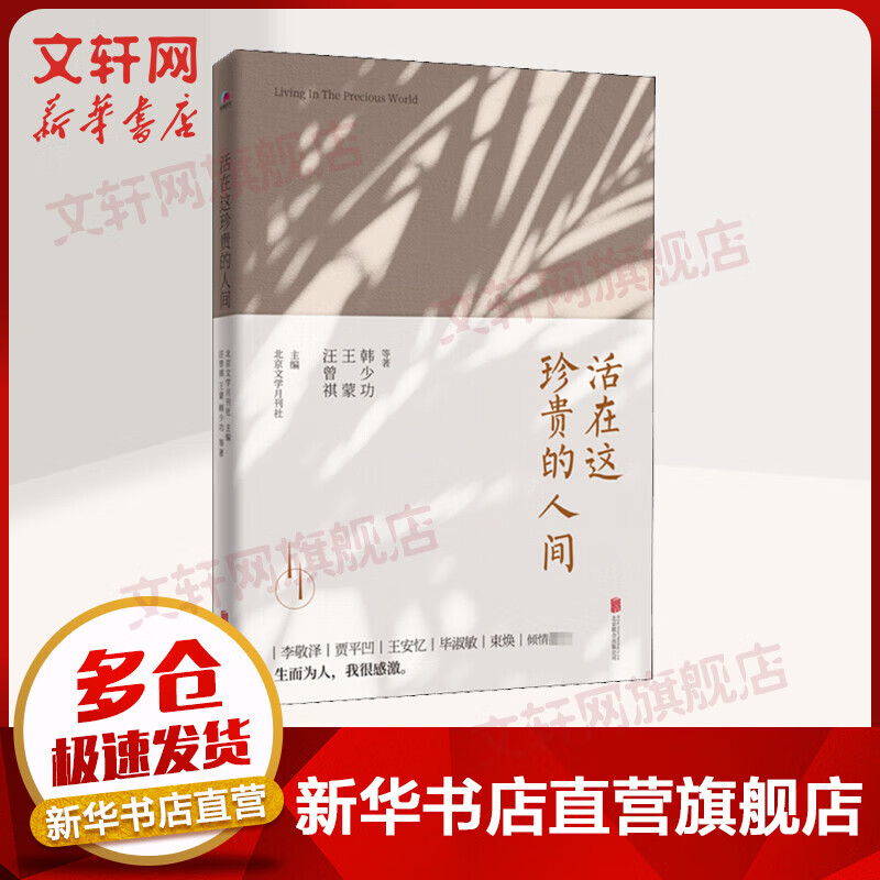 活在这珍贵的人间 汪曾祺、王蒙、韩少功等小说作品