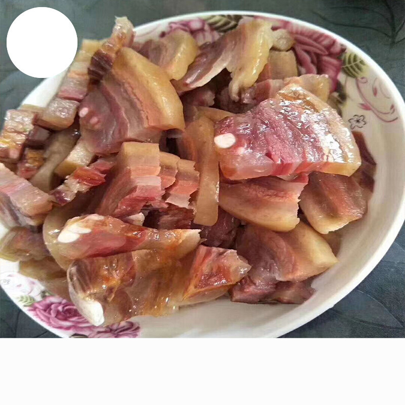 虎钢馋云南特产 腊肉农家自制 风干土猪五花咸肉非湖北四川腊味腌肉