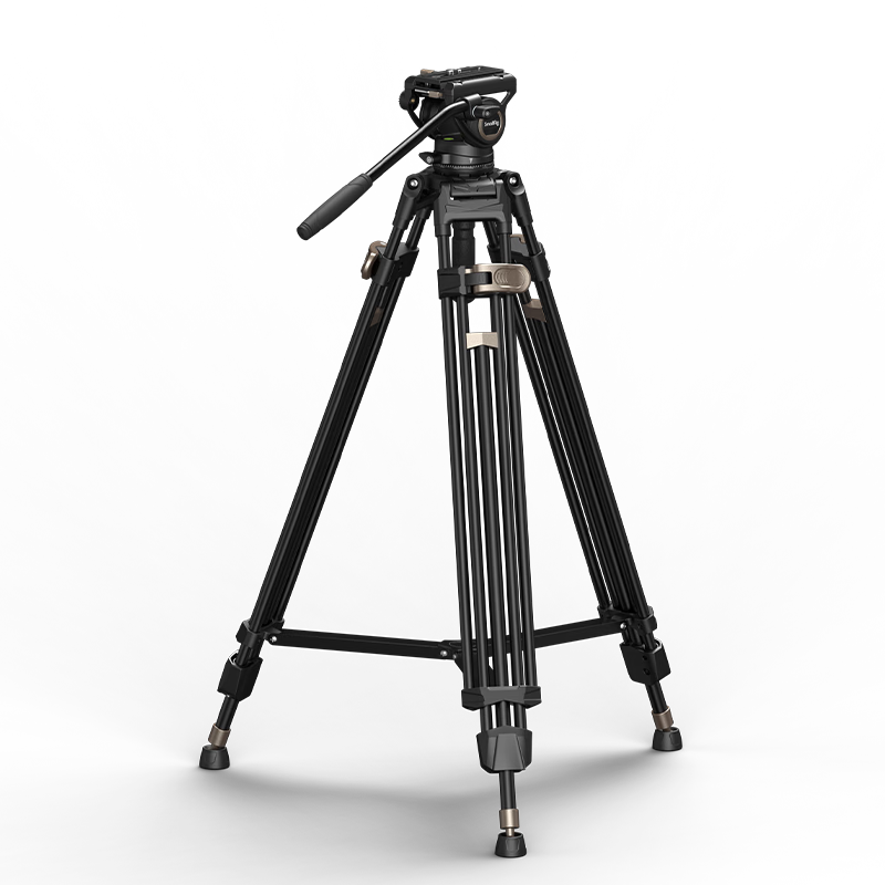 斯莫格(SmallRig)4163 AD-80鋁合金三腳架專(zhuān)業(yè)攝影一鍵升降重型腳架液壓阻尼云臺(tái)視頻攝像機(jī)打鳥(niǎo)相機(jī)支架三角架