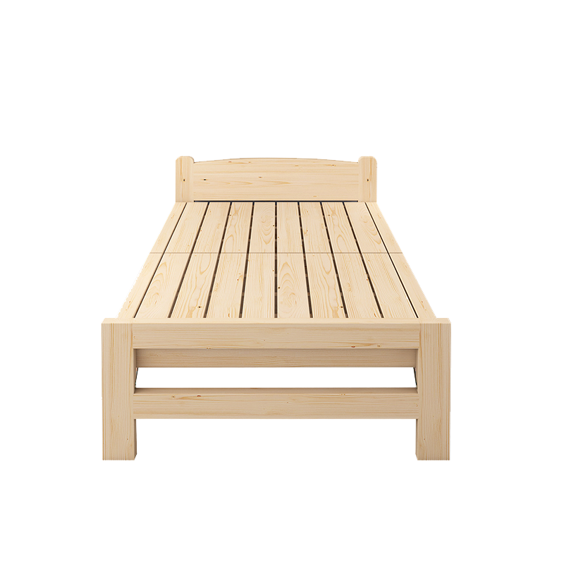 可折叠床单人床家用实木床成人简易床经济型出租房单人床小床办公室午休床宿舍员工午睡床小户型硬板床 镂空式宽1.2米(枕头+普通床垫)