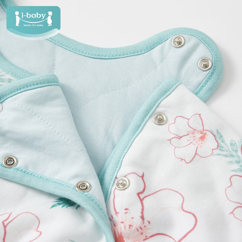 ibaby婴儿睡袋冬季包被新生儿襁褓睡袋防惊跳包巾包单宝宝睡衣 花与斑马(适用室温20-24℃) 【73码】推荐身高65-75cm