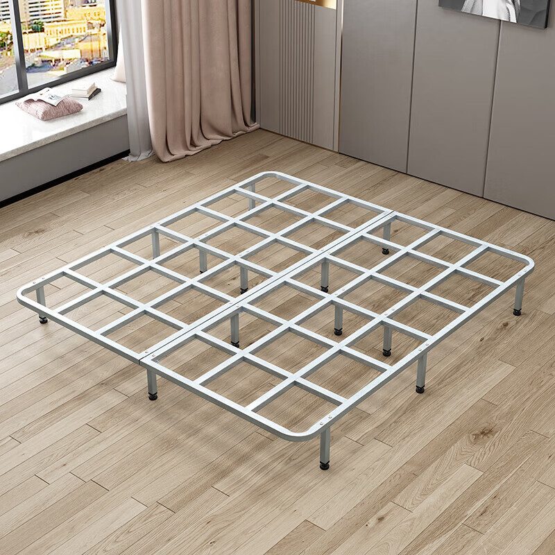 mef龙骨架床骨架排骨架全铁架简约可折叠排架床架子龙架 镀锌管8档