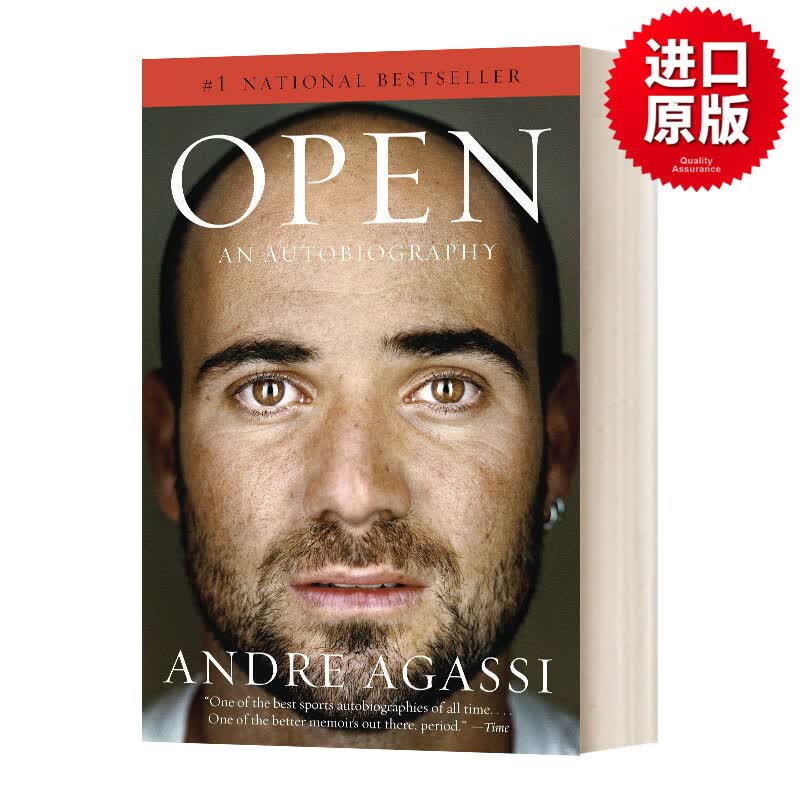 Open An Autobiography 阿加西自传 豆瓣阅读 Andre Agassi 安德烈阿加西 英文原版人物传记读物 进口英语书籍