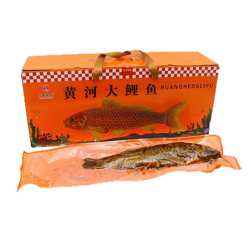 锦鲤相伴河南郑州特产年货黄河大鲤鱼礼盒装高档送长辈真空熟食即食