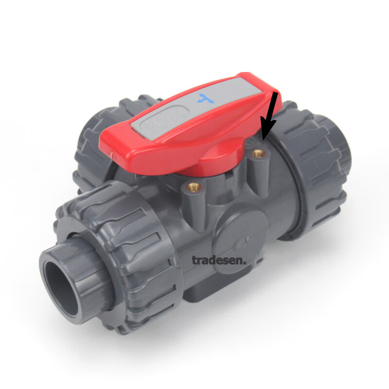 pvc三通阀门 多路控制阀塑料管道三通开关 t dn15(20mm)t型