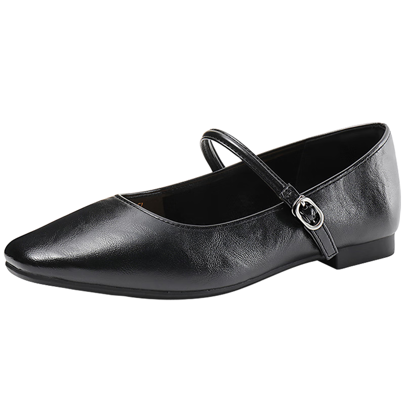 ɭ��������Ů��2025�����¿����ʰ���ƽ��ǳ�ڵ�ЬZTF33AQ5 ��ɫ 36