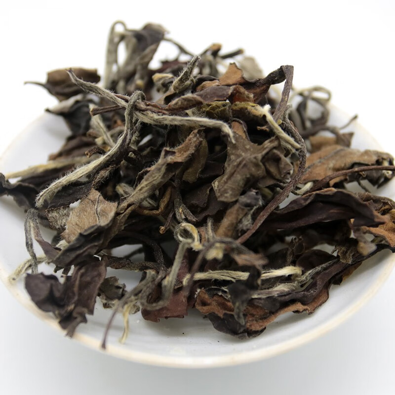 老梗言 福鼎原产地白茶日晒陈年陈香白牡丹茶叶250g高山品鉴茶袋装