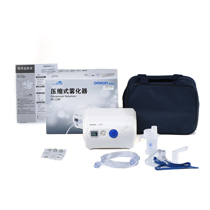 欧姆龙(omron) 雾化器ne-c28p家用儿童雾化机器压缩式 升级款c2 ne