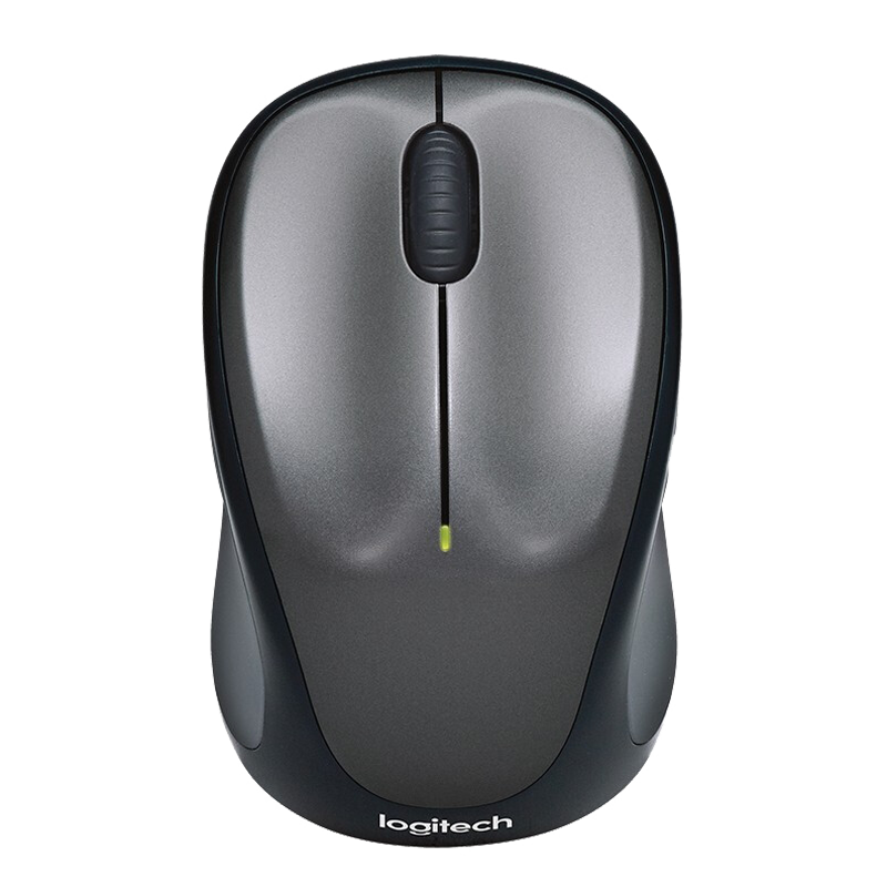 罗技(logitech) m235 无线光电鼠标 办公鼠标 对称鼠标 带无线2.