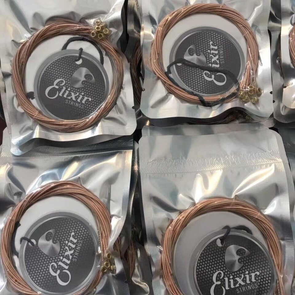 美产伊利克斯磷铜覆膜16052全套专业热销产品民谣吉他弦防锈 一套琴弦