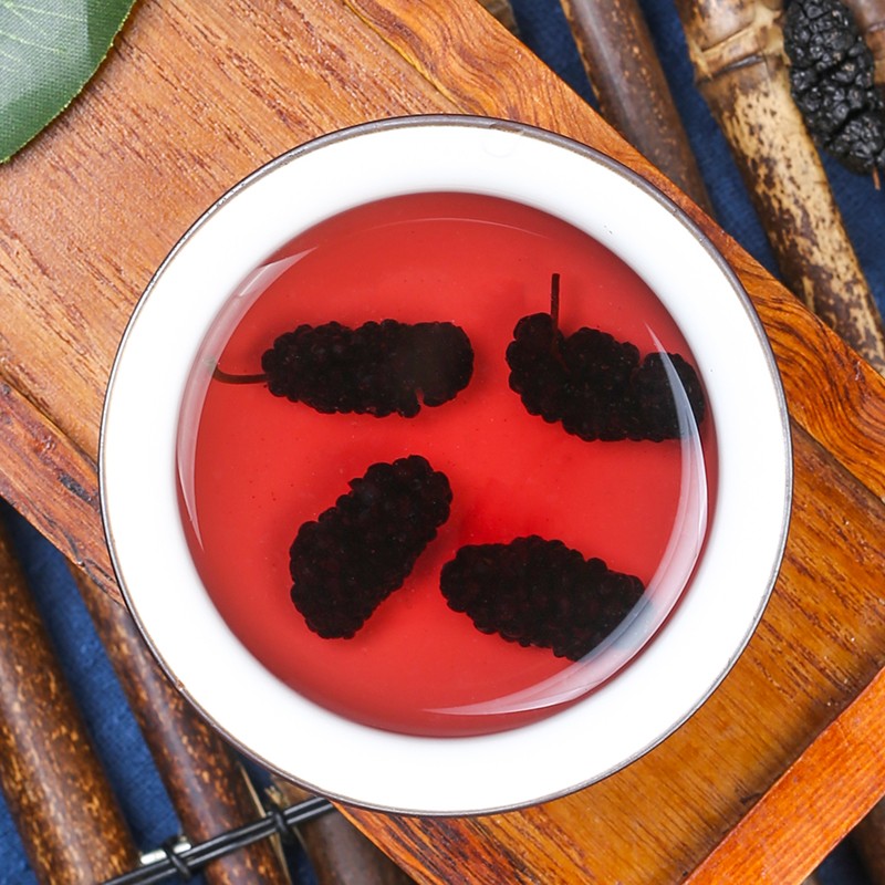 康创优品原料新鲜桑葚干无沙桑甚干桑椹子黑桑葚干特级500g免洗原料 【原料罐装】桑葚干250克