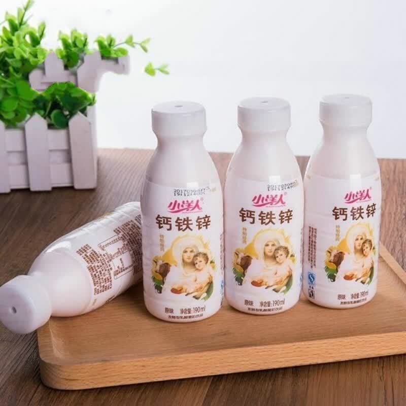 小洋人钙铁锌 190ml*12/24瓶 小洋人钙铁锌乳酸菌 益生菌牛奶早餐奶