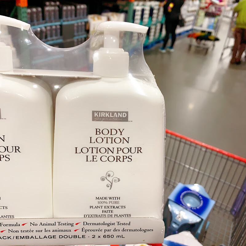 加拿大直邮 Kirkland可兰身体乳玫瑰牛油果油润肤乳植物萃取650ml #1#