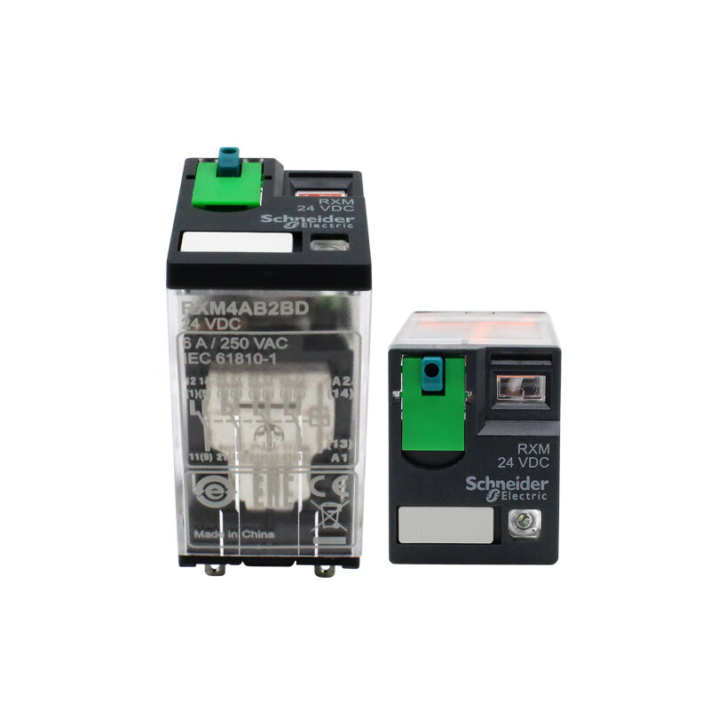 小型继电器 rxm4ab2b c24v 14脚 6a 4开4闭 rxm4ab2b c24v/6a