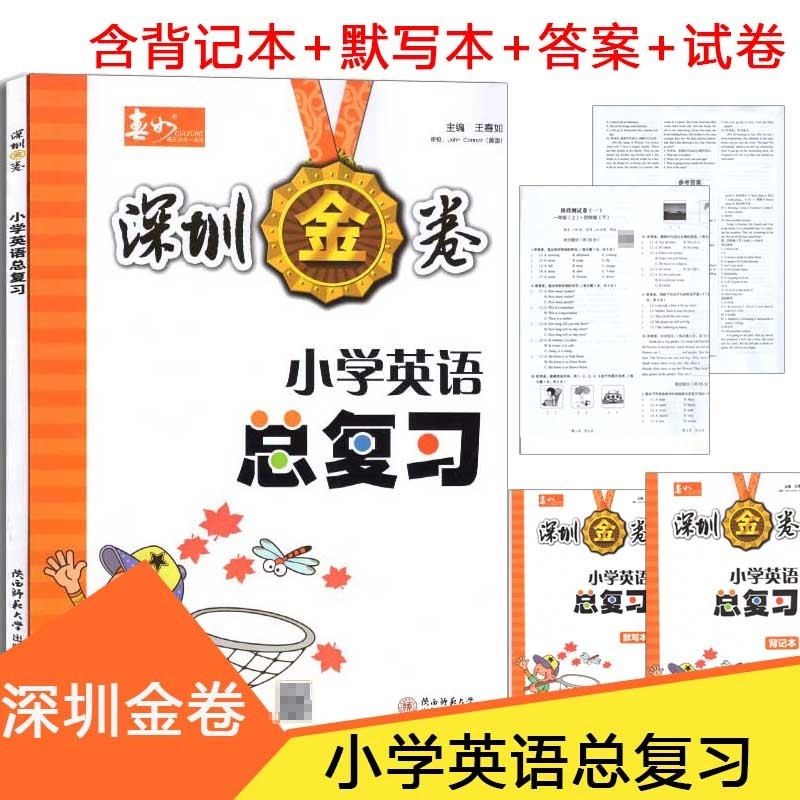 2023版 深圳金卷小学英语总复习 深圳小学六年级毕业考试小升初英语复习巩固基础知识练习冲刺名校