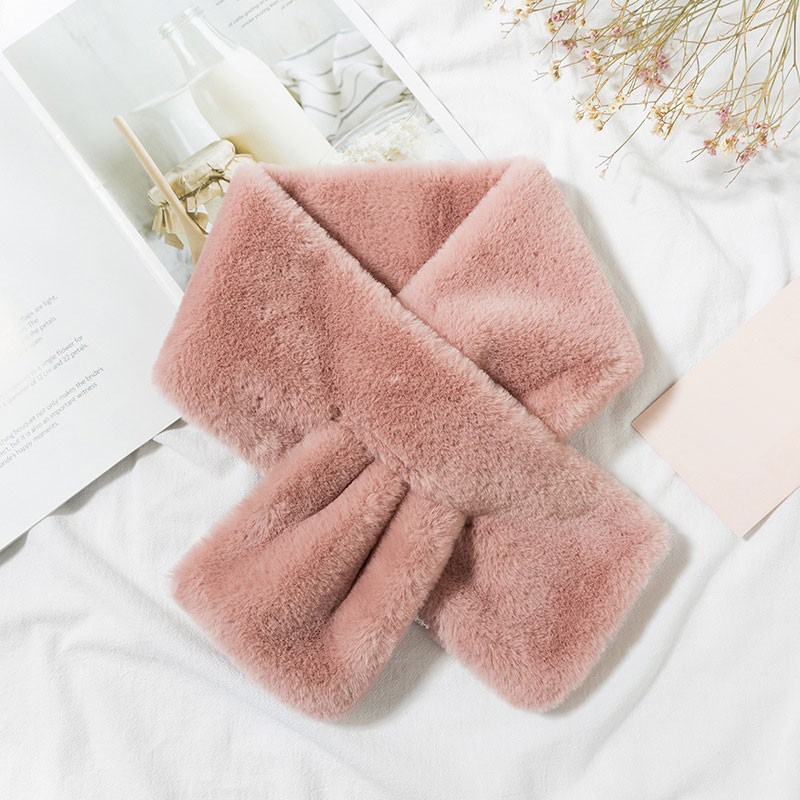 誠一集（CHENGYIJI） 保暖围脖不掉绒时尚简约女生围巾冬季围脖护颈围巾 米色（13*90CM）