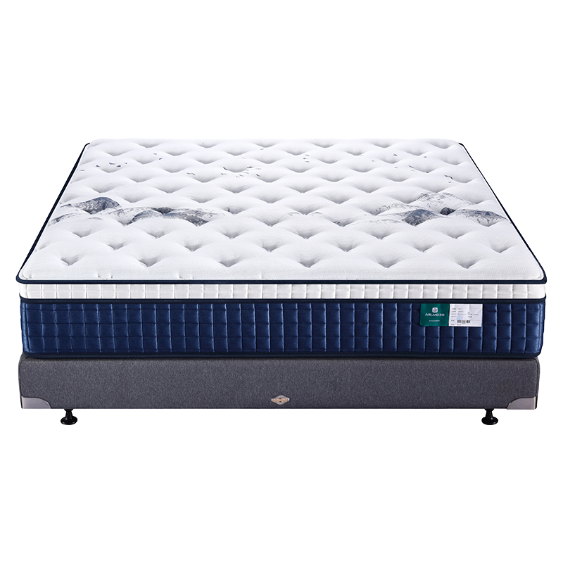 雅兰床垫 天然舒脊黄麻降音独袋弹簧床垫 欧式高弹透气柔棉层席梦思床垫 高端新国潮 国风盛世+ 1.5*2m