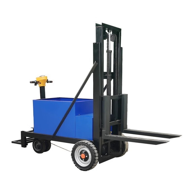 山头林村叉车电动站立式 电动叉车小型0.