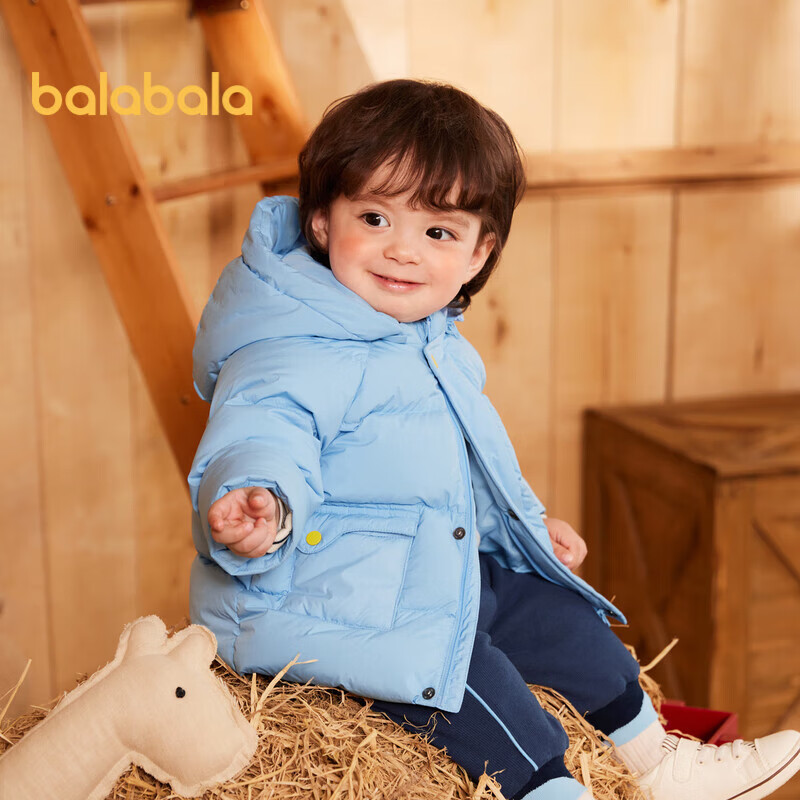 巴拉巴拉宝宝羽绒服男童外套冬装洋气潮酷萌200423107106