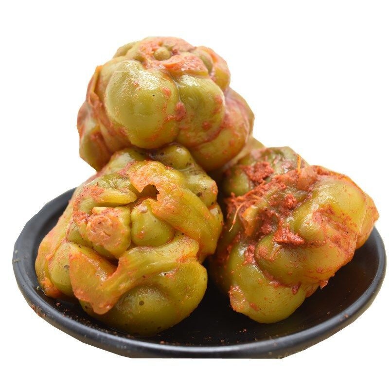 宜享健康榨菜5斤整箱鲜脆微辣原味全形整颗圆疙400克定制 400g*1袋