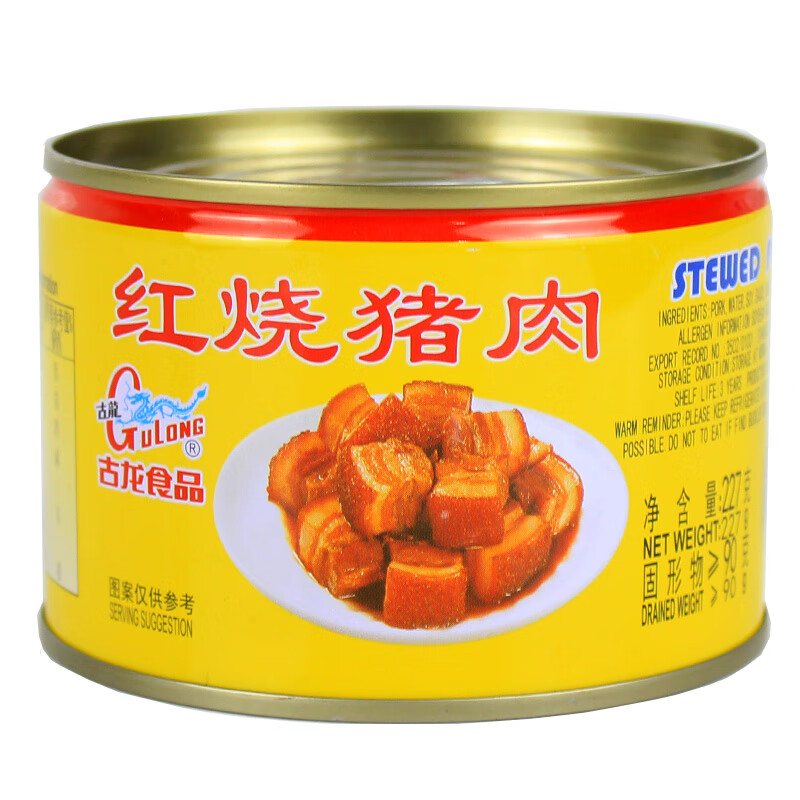 古龙红烧猪肉 227g 1罐