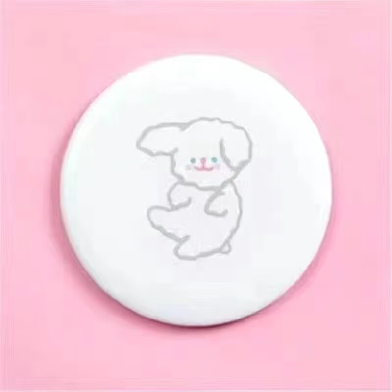 糜鸿搞怪油画表情化妆镜子韩国随身学生折叠镜可爱清新女生镜子女ins