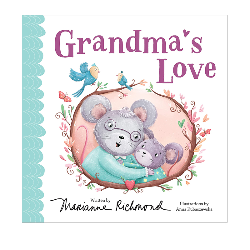 英文原版 grandmas love 纸板书 奶奶爱我 marianne richmond 温馨