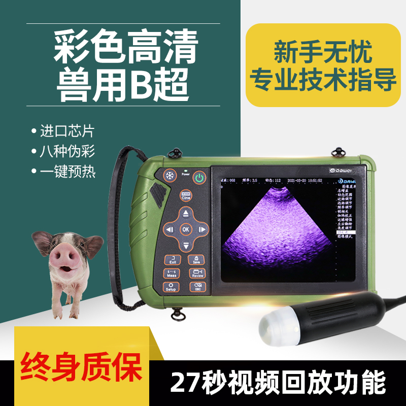 猪博士兽用b超机猪用B超测孕仪母猪便携式牛羊用怀孕妊娠诊断仪彩色高清 大为牌 高端B超【可视频回放】(新手无忧）怎么样,好用不?