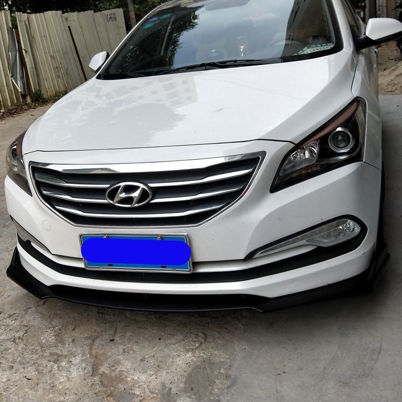 名图改装大小包围前铲前唇前下巴侧裙坎后包角r款 名图三段前铲哑光黑