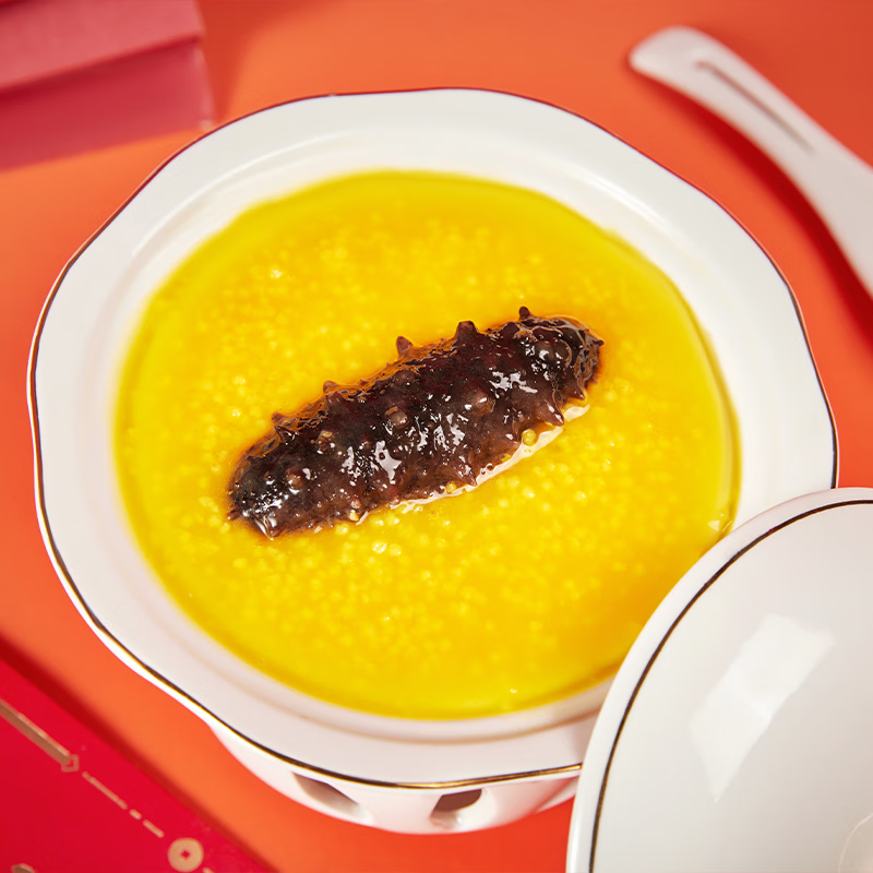 滋记刺参小米粥6盒加热即食家用速食营养早餐孕妇代餐海鲜粥年货礼盒 【超值囤货】小米刺参*10盒