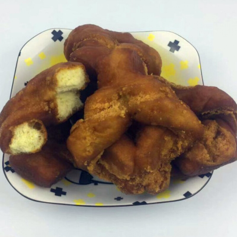 虎钢馋山西右玉大同朔州丰镇特产 灌糖麻叶 手工糕点10个 甜味