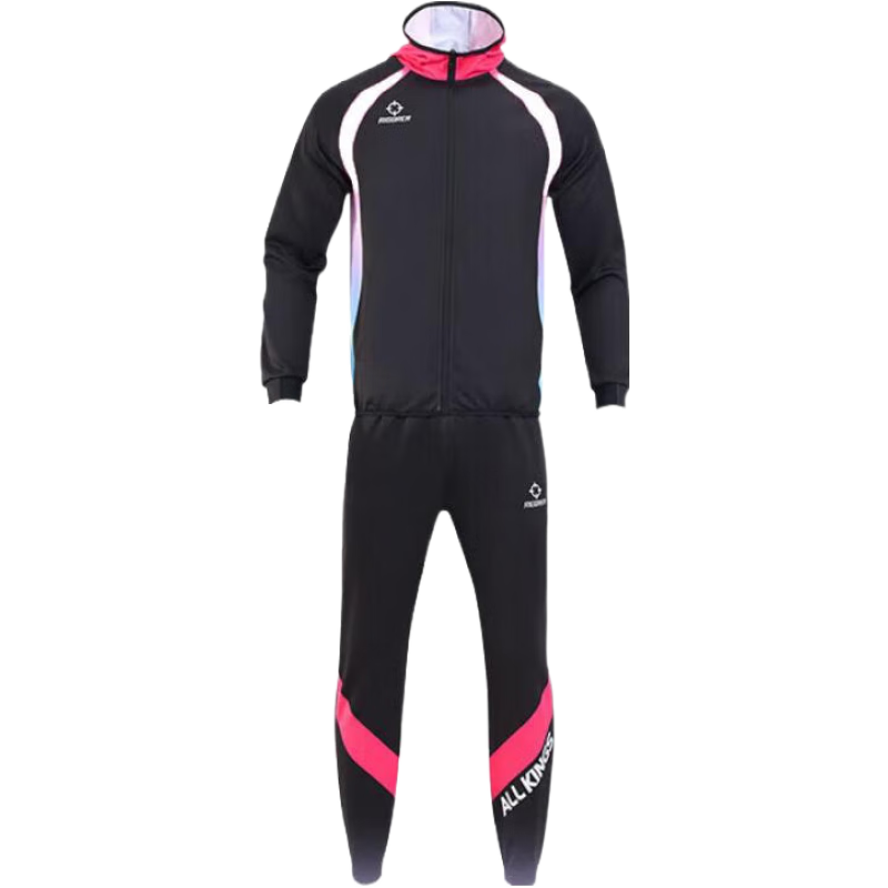 準(zhǔn)者廣東球王出場服男籃球運(yùn)動休閑數(shù)碼印運(yùn)動套裝定制訓(xùn)練衛(wèi)衣衛(wèi)褲 廣東球王賽出場服市售黑 S