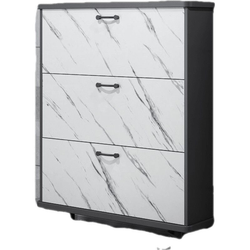 初岛薄鞋柜家用门口翻斗玄关柜收纳神器省空间2021新款入户鞋架 50长17宽120高(cm)省空间底部可放鞋 组装