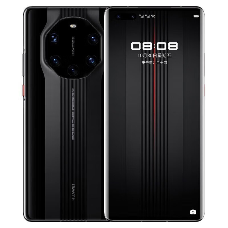 华为(huawei)华为mate40 rs 保时捷限量版 5g手机 陶瓷黑通(12gb 256