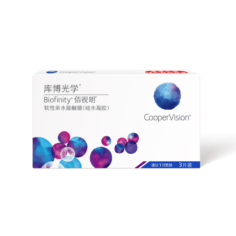 �ⲩ��ѧ������Biofinity ����͸�������۾���ˮ��������3Ƭװ 650�� 69Ԫ