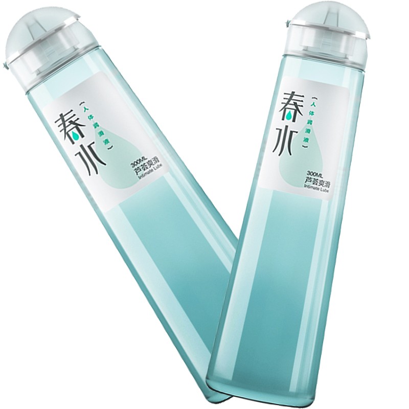 春水 润滑液免洗润滑油水溶性人体润滑剂男用女用情趣润滑夫妻房事男性女性成人情趣用品倍滑 芦荟快感玻尿酸300ml(升级款)