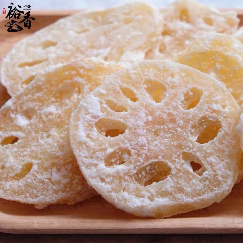 嘉凡雷潮汕特产冰糖莲藕片办公休闲莲藕糖 结婚糖果脯蜜饯散装休闲