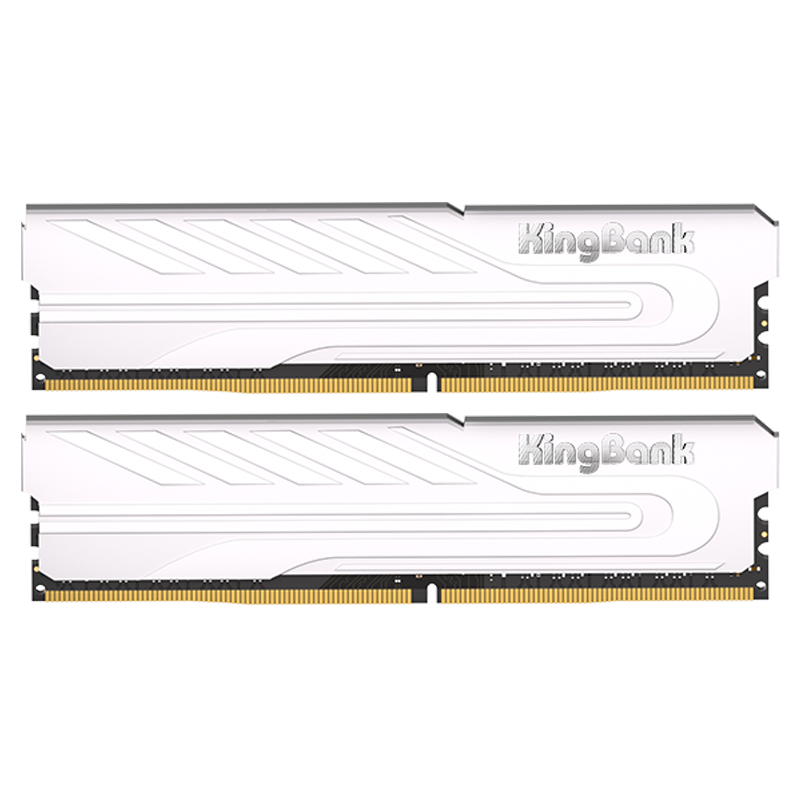 金百达（KINGBANK）16GB(8GBX2)套装 DDR4 3200 台式机内存条 银爵系列 249元