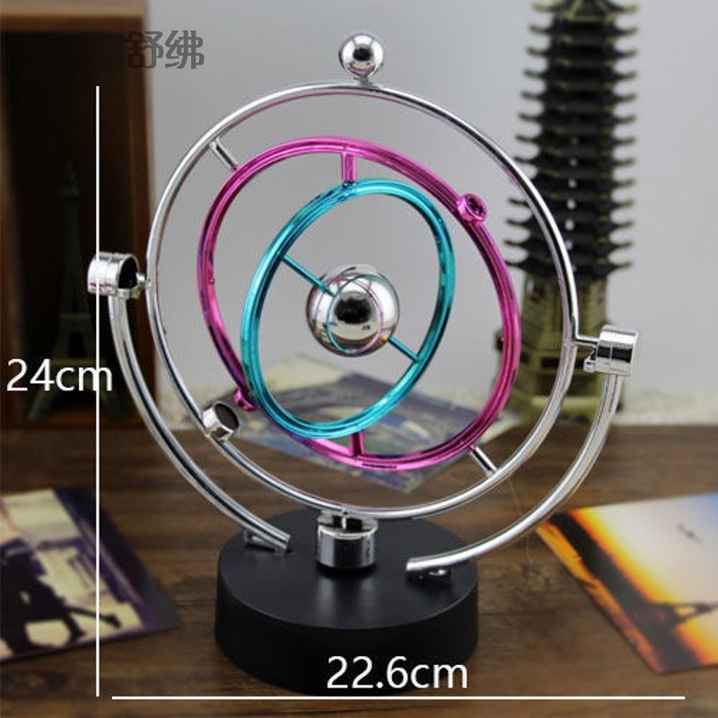 聂莊 牛顿摆球 办公室摆件永动机撞球摇摆球混沌摆件减压钟摆生日礼物