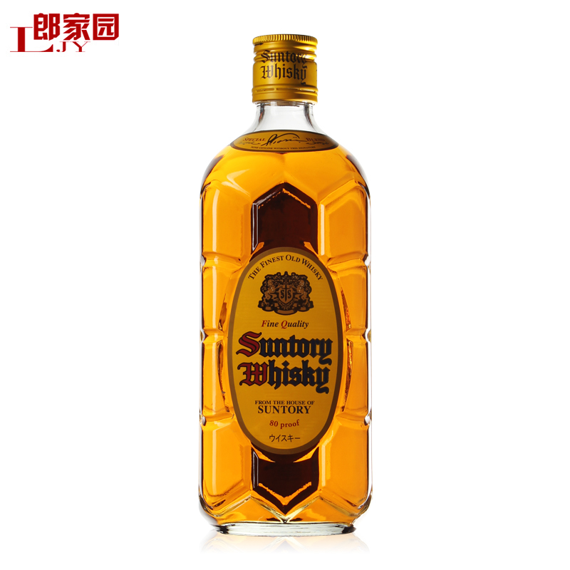 宾三得利洋酒角瓶威士忌700ml原装进口调和型威士忌