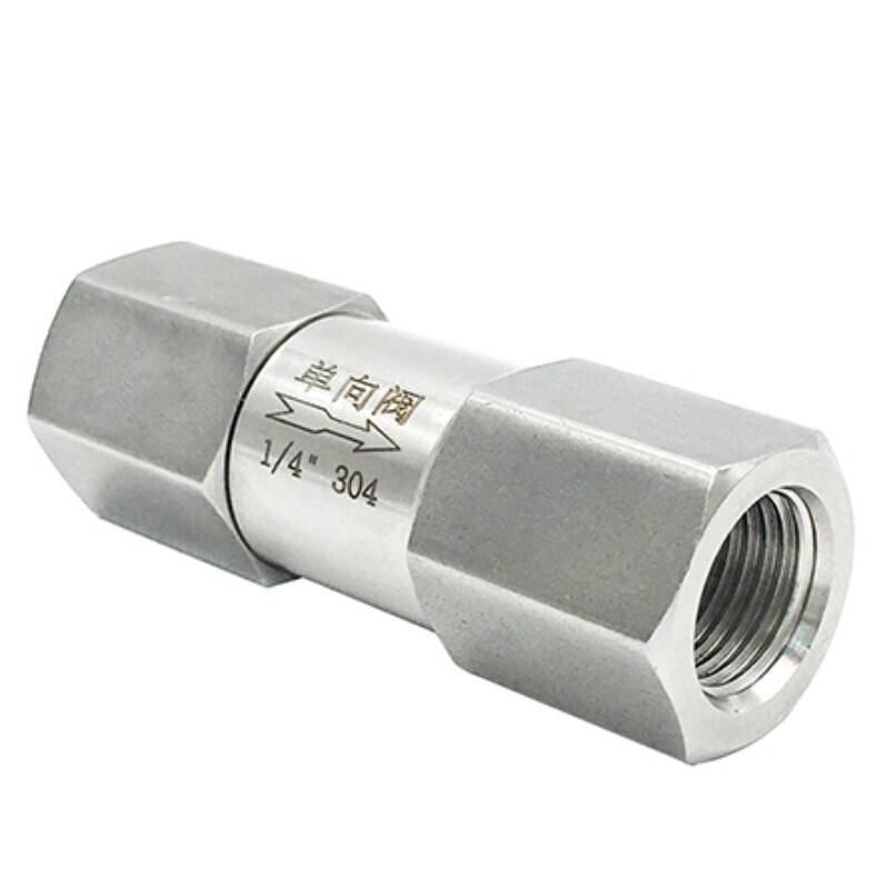 单向阀门止回阀高压304 316不锈钢高压分体式软密封止回阀高温蒸汽水